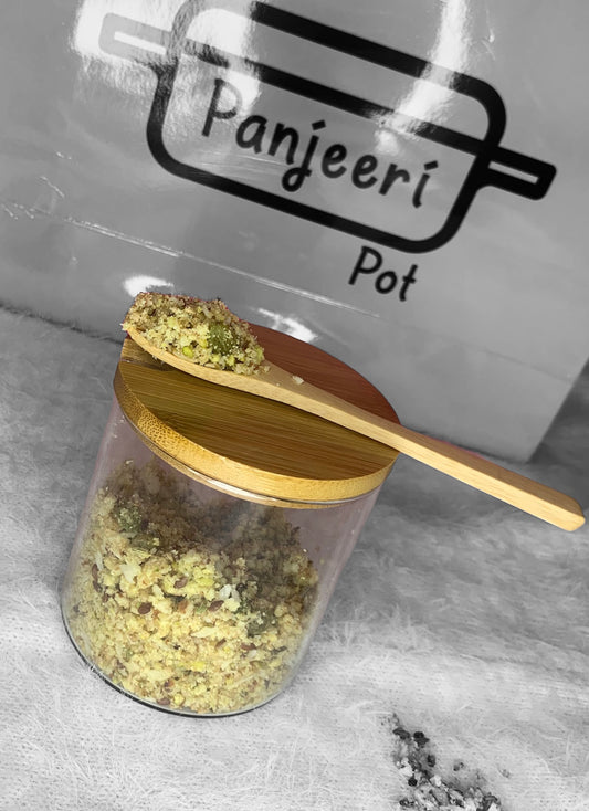 Jar with wooden spoon